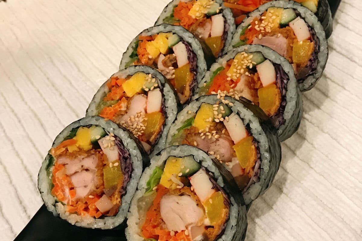 Chicken Mayo Kimbap