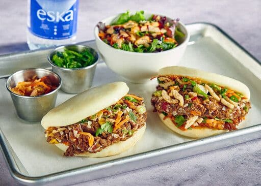 Trio Bao burger végé / Trio Veggie Bao Burger