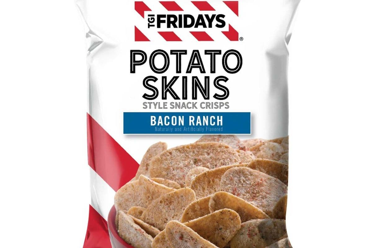 TGI Fridays Bacon Ranch Potato Skins Chips (85.1g)