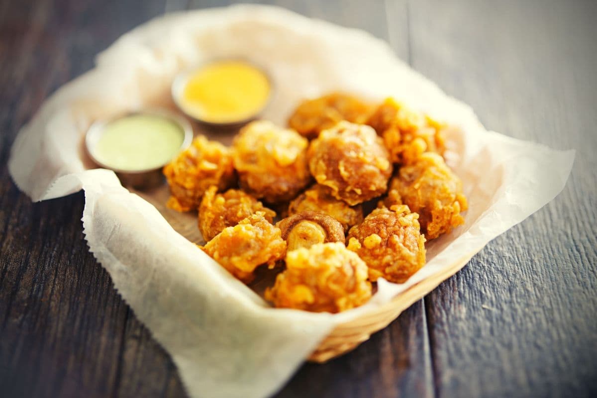 Battered Mushrooms