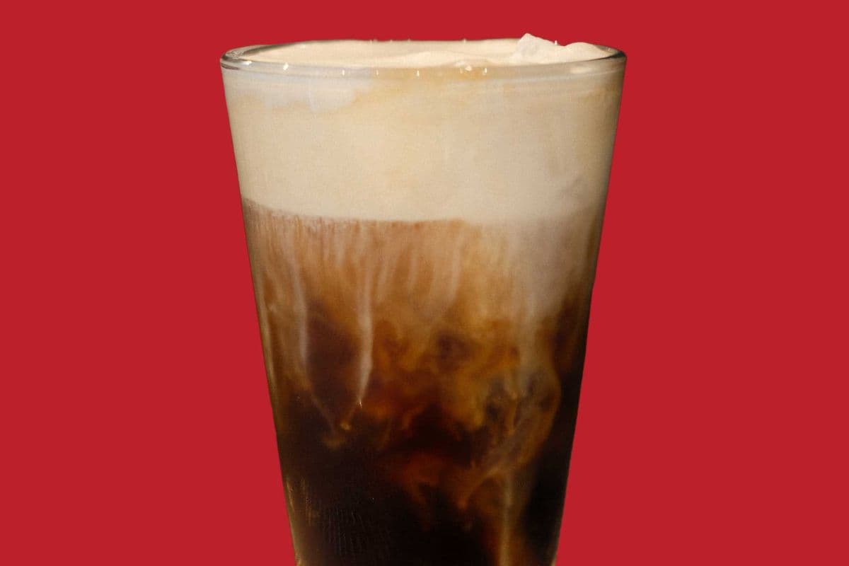 Iced Americano with Salted Caramel Cloud