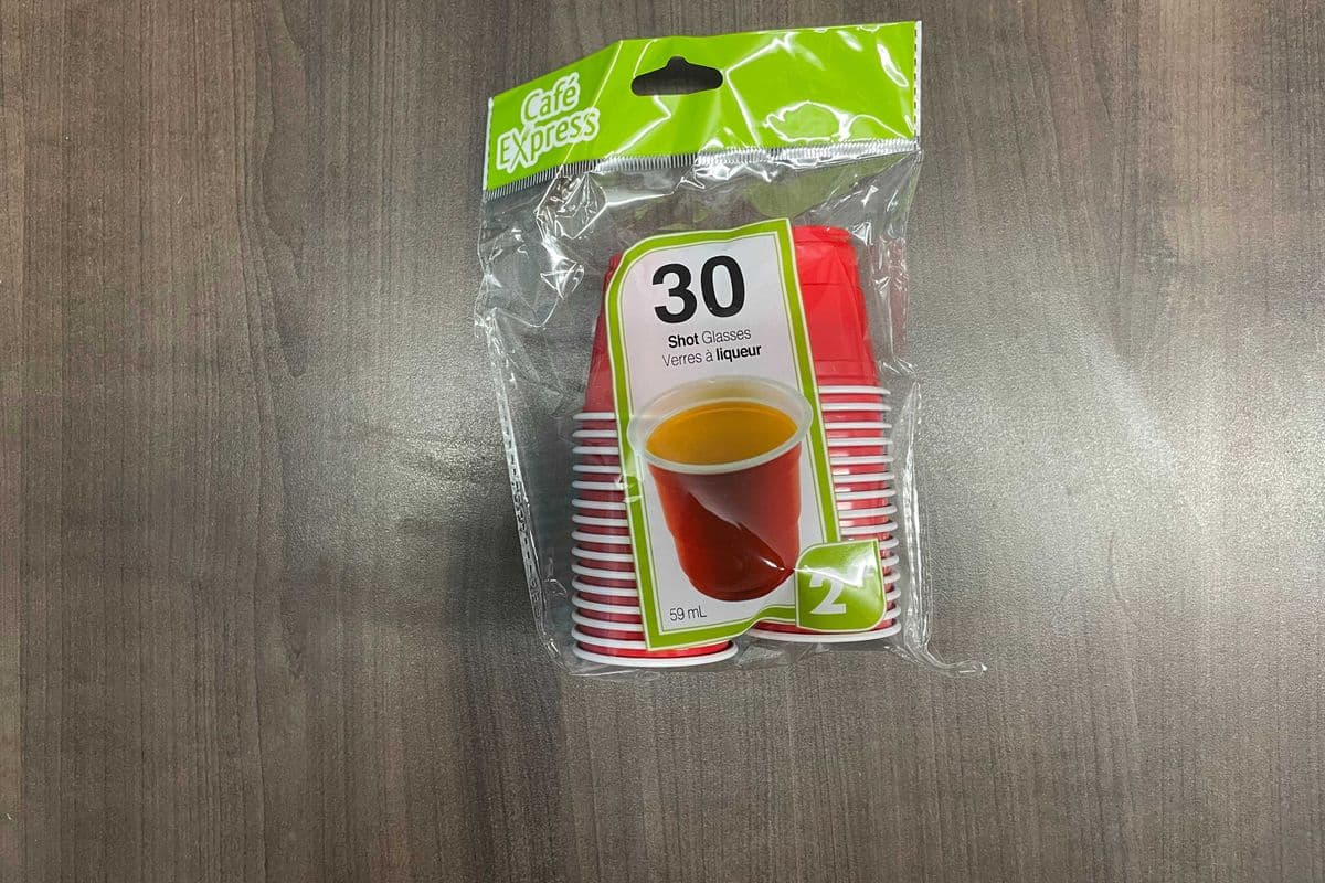 30 Red Shot Glasses 2oz (2oz)