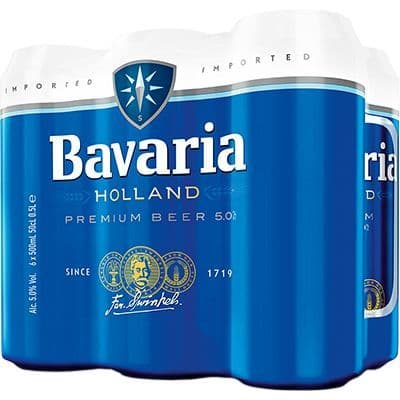BAVARIA ORIGINAL BREW 6 CAN (6 x 500ml)