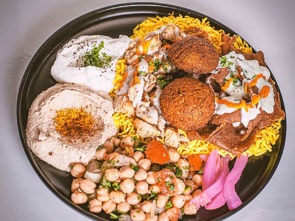 Three Protein Options Platter