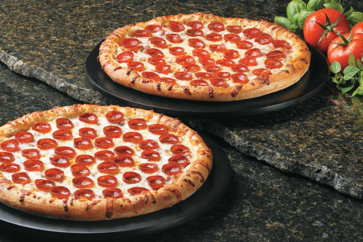 2 Small 3 -Topping Pizzas
