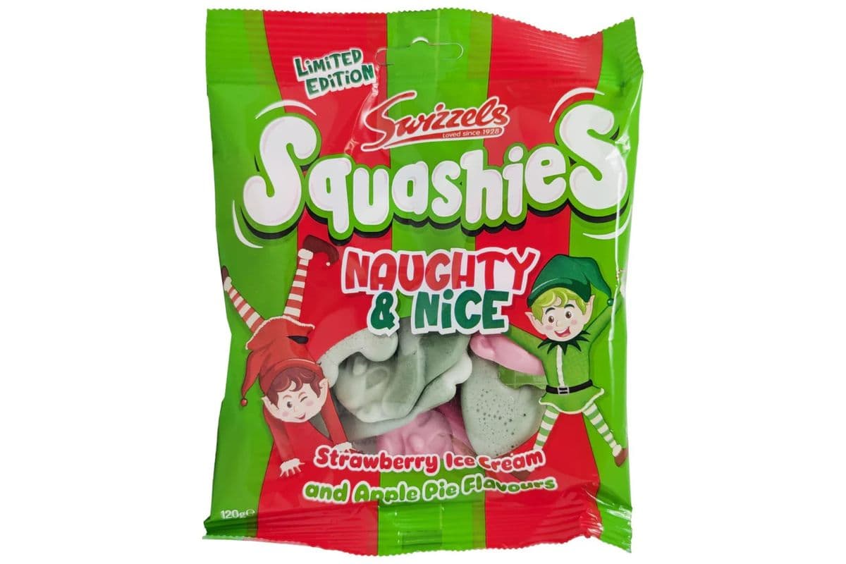 Squashies Nauthy or Nice Strawberry Ice Cream and Apple Pie