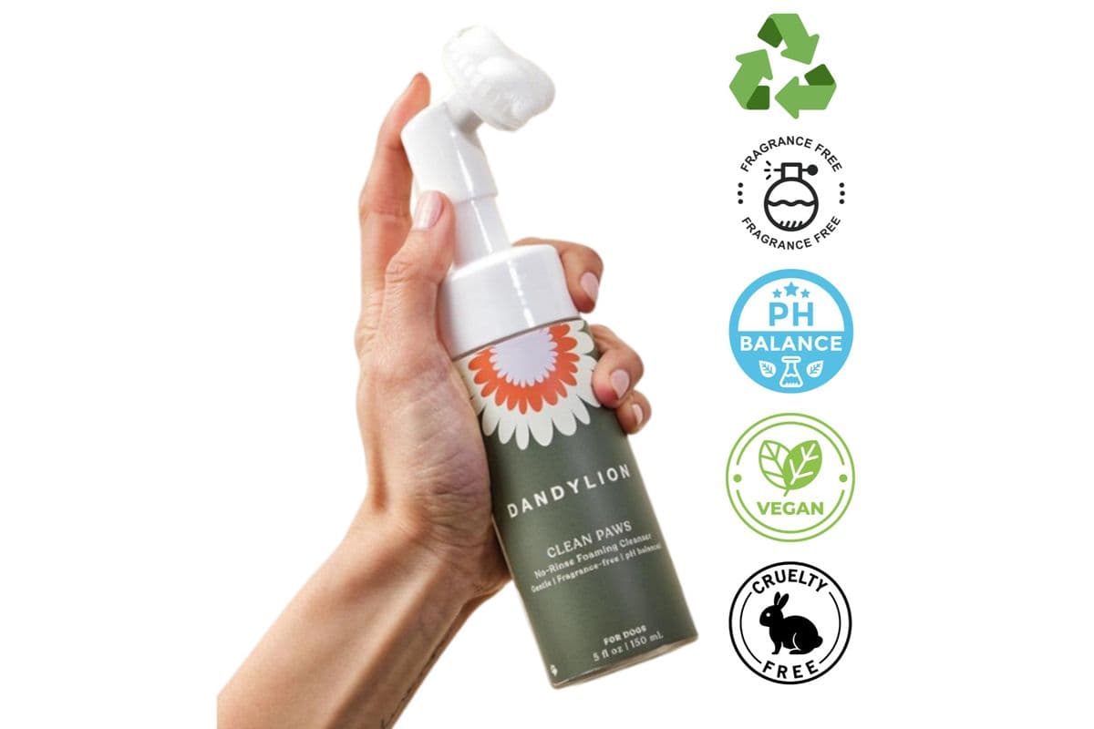 Dandylion - Clean Paws No-Rinse Foaming Cleanser (150 ml)