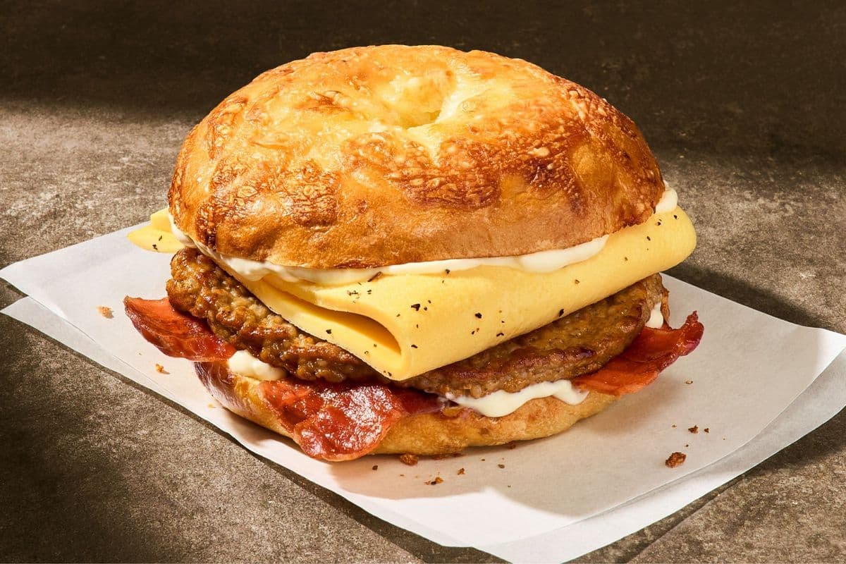 Farmhouse Duo Asiago Bagel Stack
