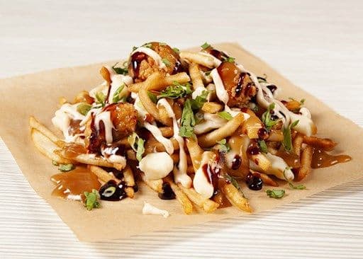 Poutine coréenne poulet - grande / Crispy chicken Korean Poutine - Large