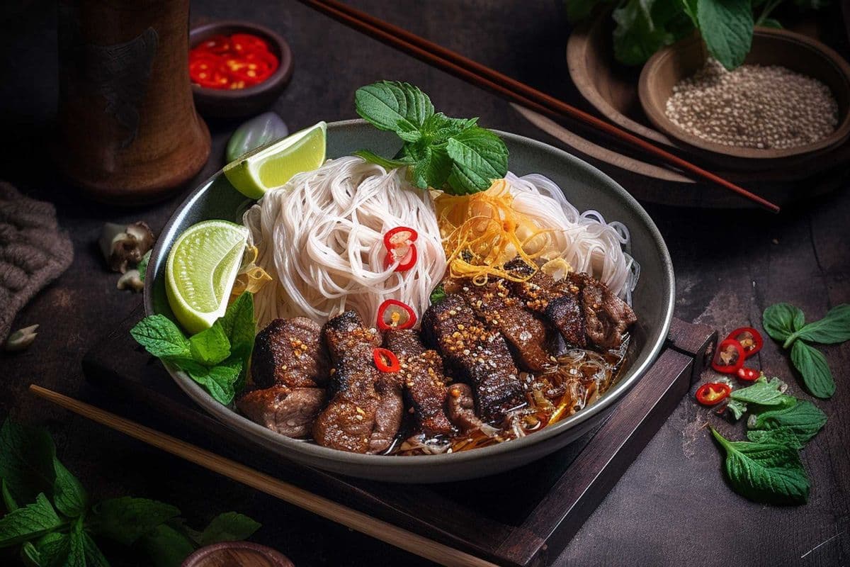 Beef Sate Vermicelli