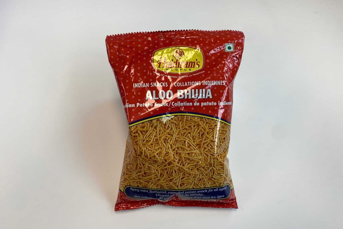 haldiram's Aloo Bhujia Indian Snacks (150g) (280 Cal)