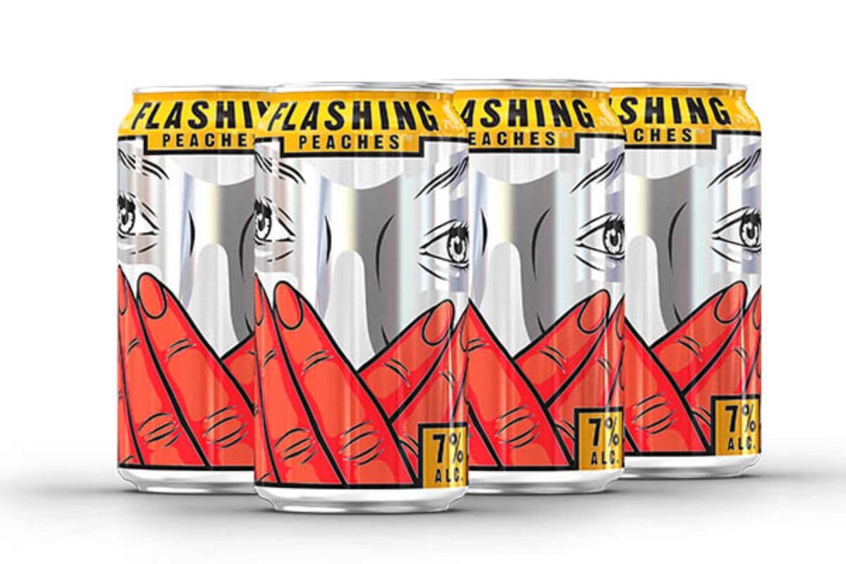 Jaw Drop Flashing Peaches (6 x 355 ml)