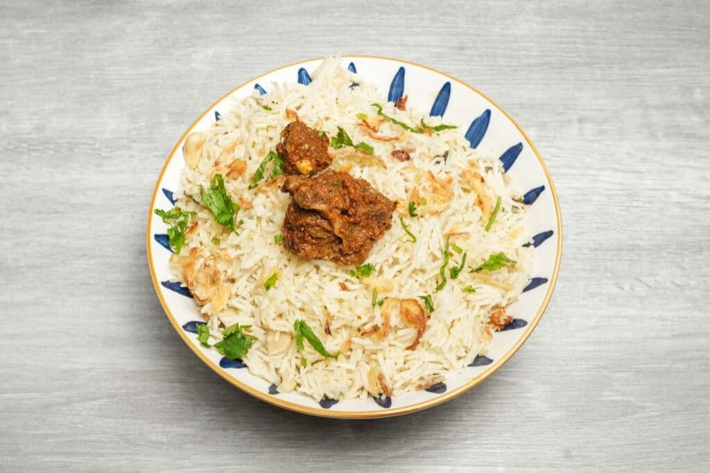 Mutton Ghee Roast Biryani