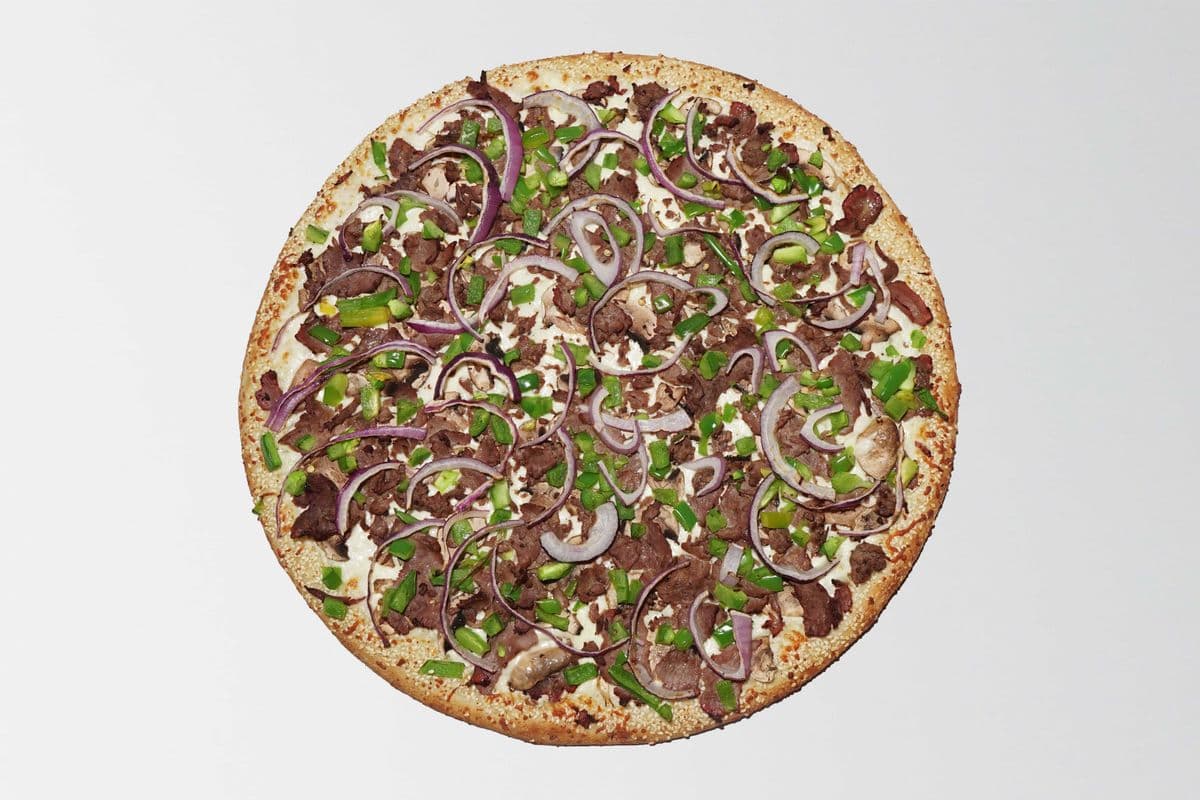 Medium Philly Steak Pizza