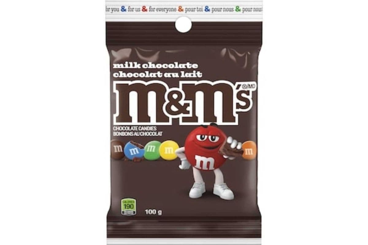 M&M's Milk Chocolate Candies Bag (100 g)