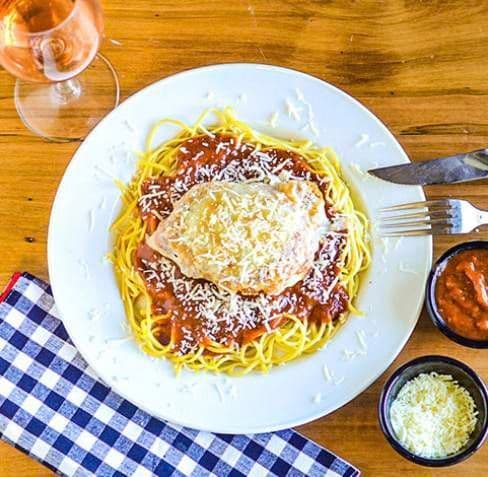 BAKED CHICKEN PARMESAN PASTA