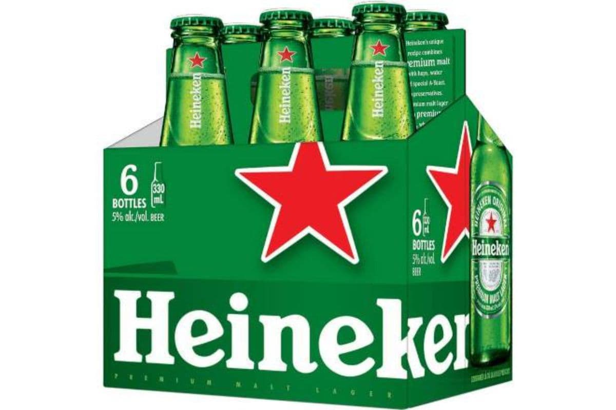 Heineken (6 x 330 ml Bottles)