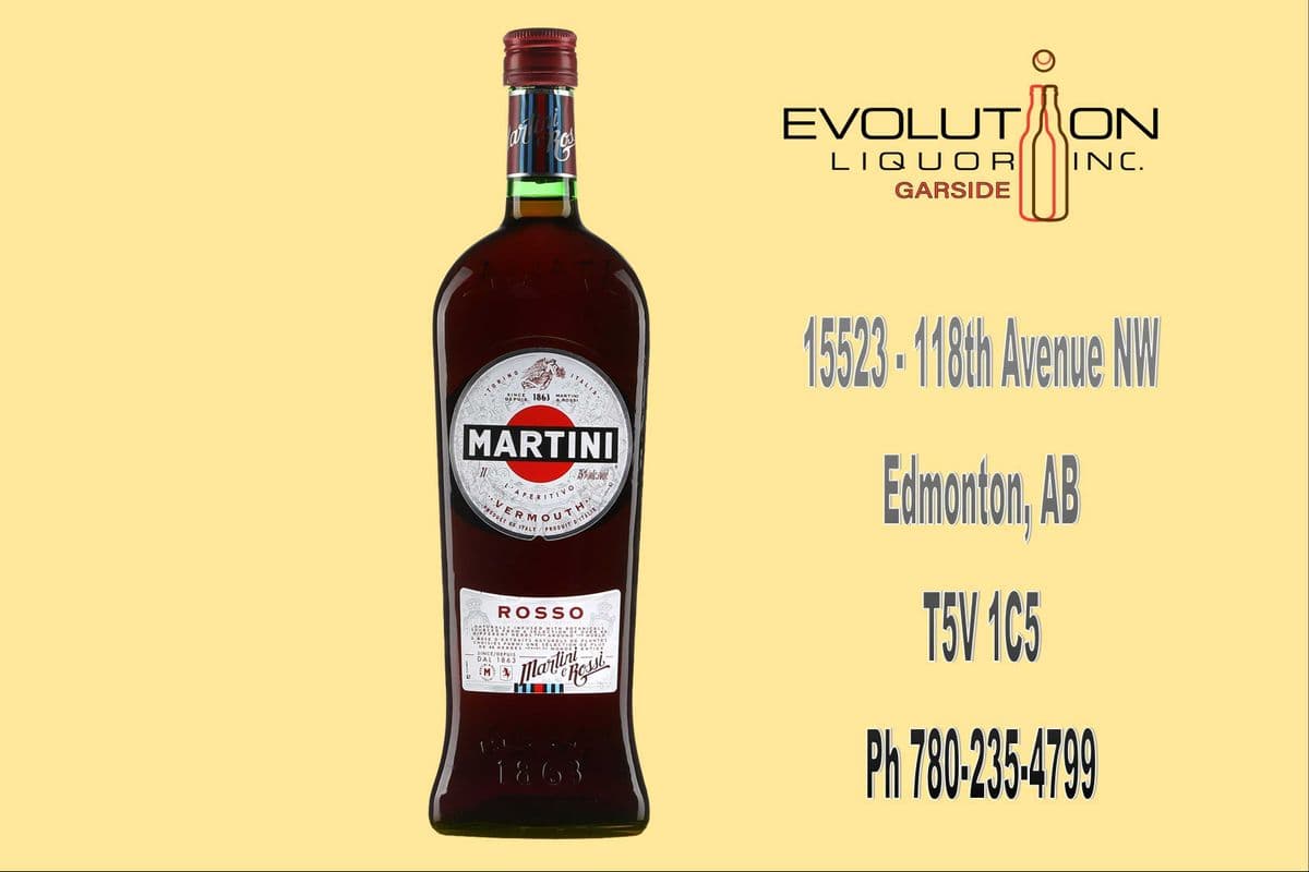 Martini Rosso Vermouth 1000G (1 x 1L Glass Bottle)
