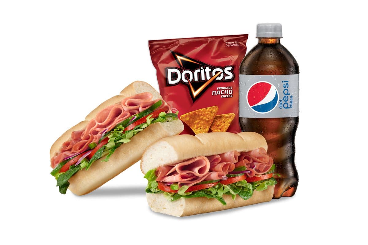 Footlong Cold Cut Combo Sub Combo (870-1160 Cals)