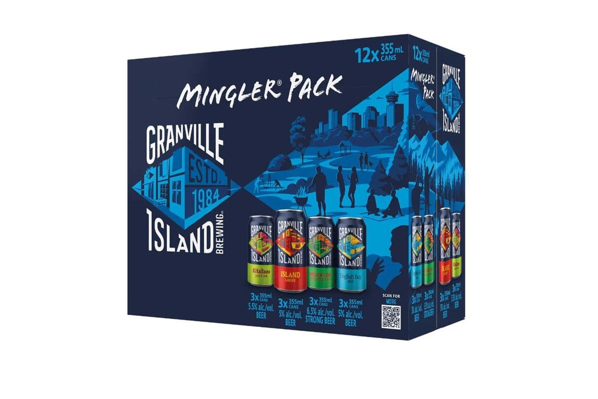 GRANVILLE ISLAND BREWING MINGLER 12 CANS (12 x 355 ML)