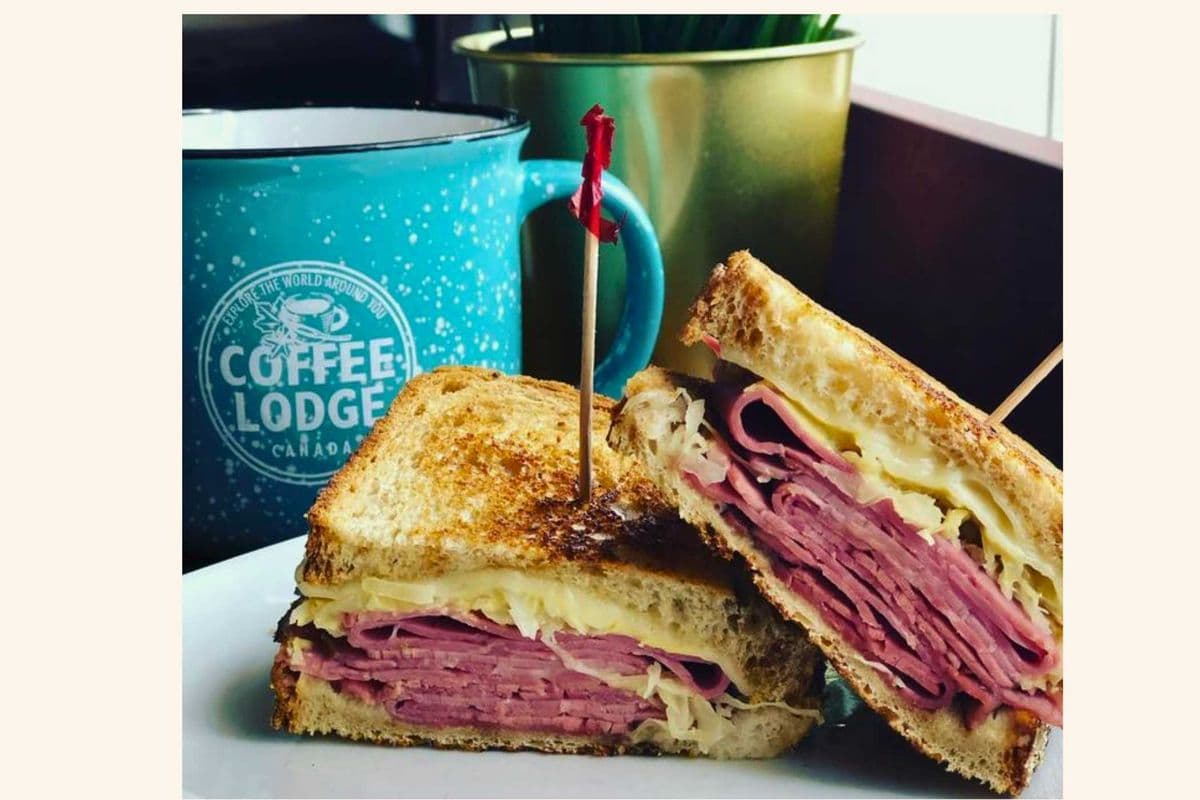 Rueben Sandwich on Rye