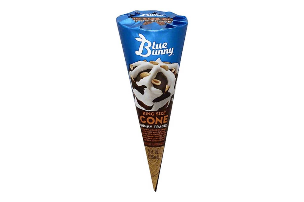 Blue Bunny Tracks KS Cone (236 ml) (440 Cal)
