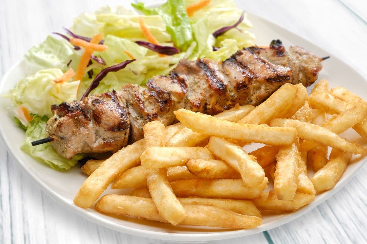 Souvlaki au porc / Pork Souvlaki
