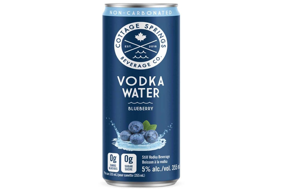 Cottage Spring Vodka Water BLUEBERRY 6 CANS (6 x 355ML)