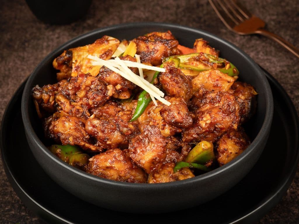 Chilli Mushroom Dry