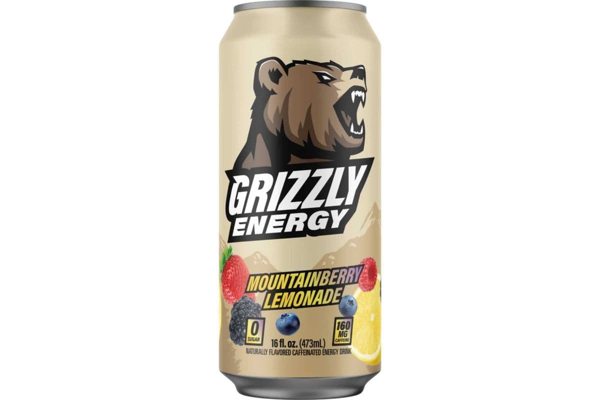 Grizzly Mountainberry Lemonade Energy Drink (473ml)
