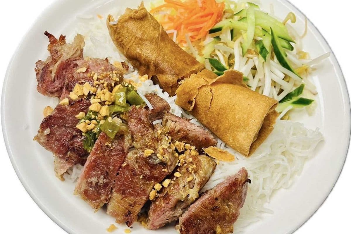 55. Noodle Pork and Spring Roll