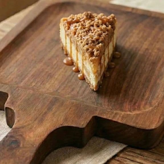 Apple Crumble Cheesecake