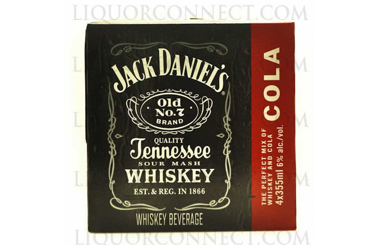 JACK & COLA 4 CANS (4 x 355ML)