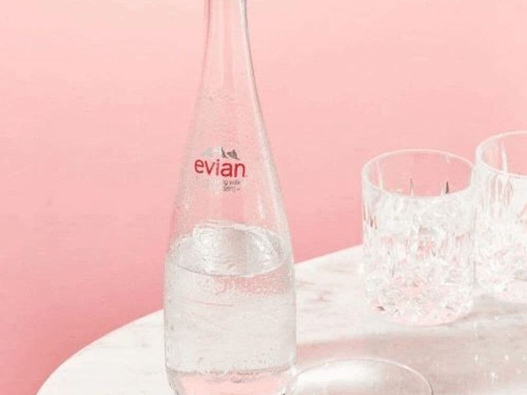 Evian Glass Bottle (750mL)
