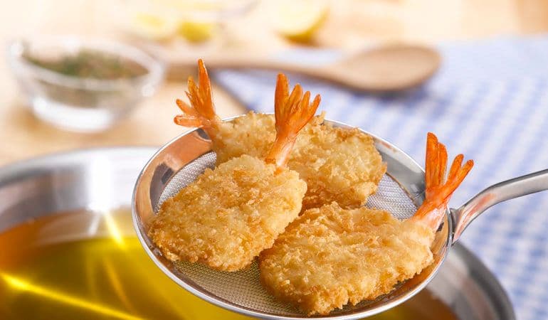 Crevettes tempura papillon/Butterfly tempura shrimp (3 mcx/pcs)