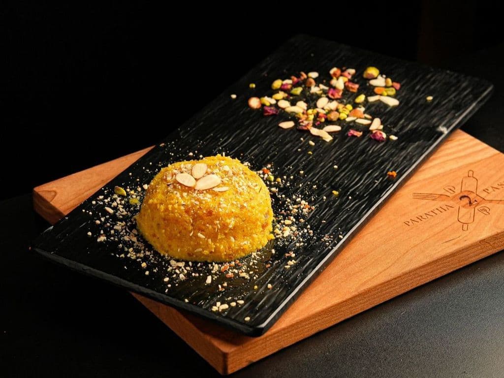 Garma Garam Suji Badam Halwa