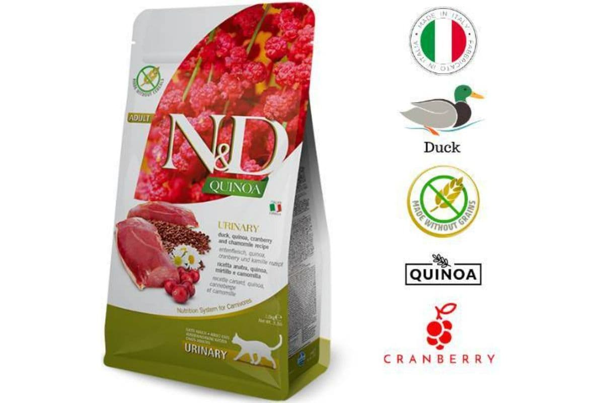 Farmina Urinary Duck and Quinoa Dry Cat Food (11 lbs)