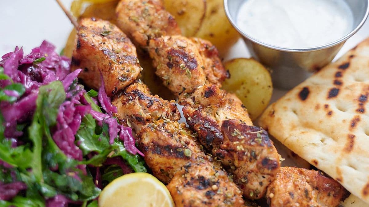 L-Chicken Souvlaki