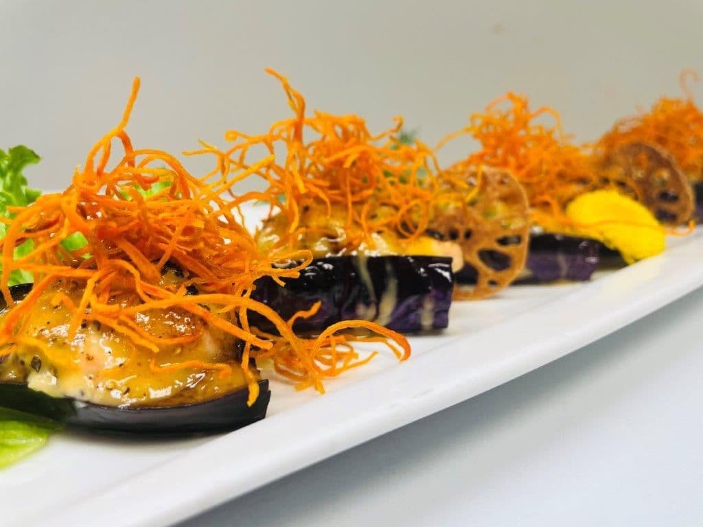 Salmon Eggplant