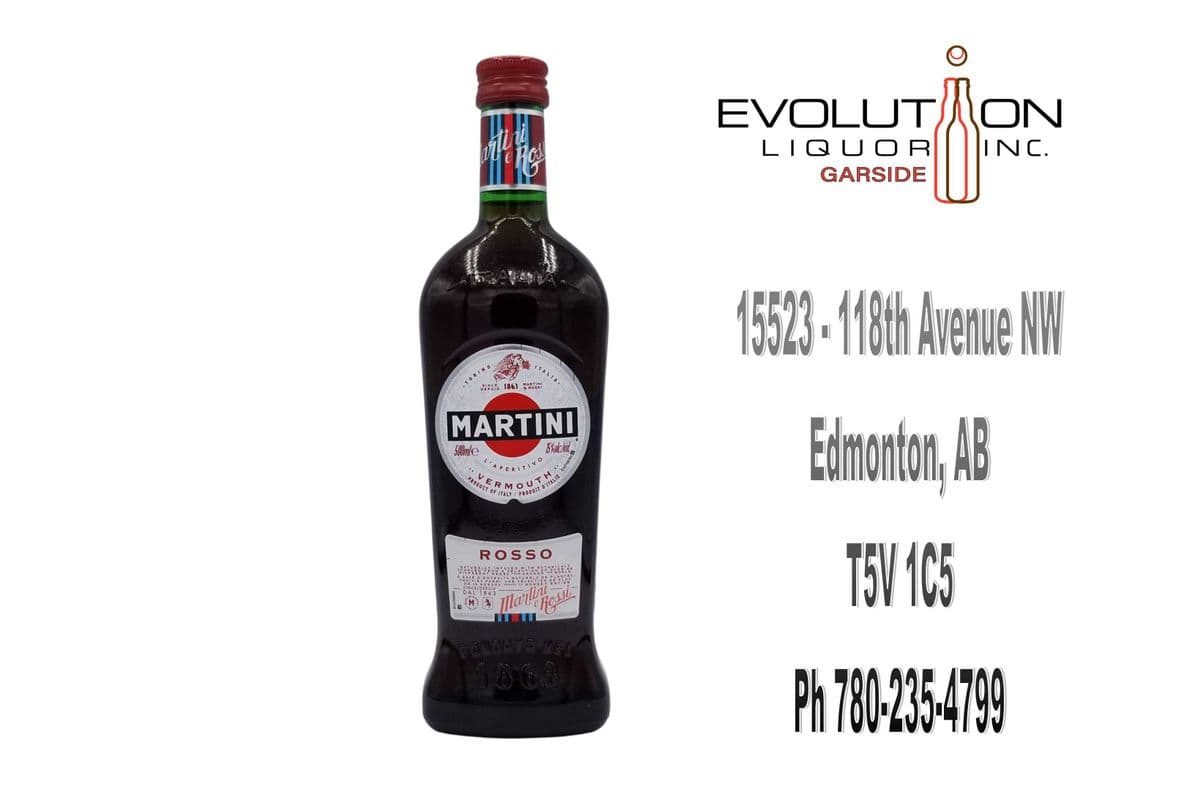Martini Rosso Vermouth 0500G (1 x 500ml Glass Bottle)