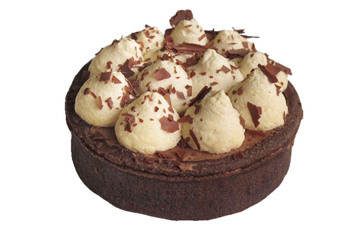 Milk chocolate salted caramel euro tart
