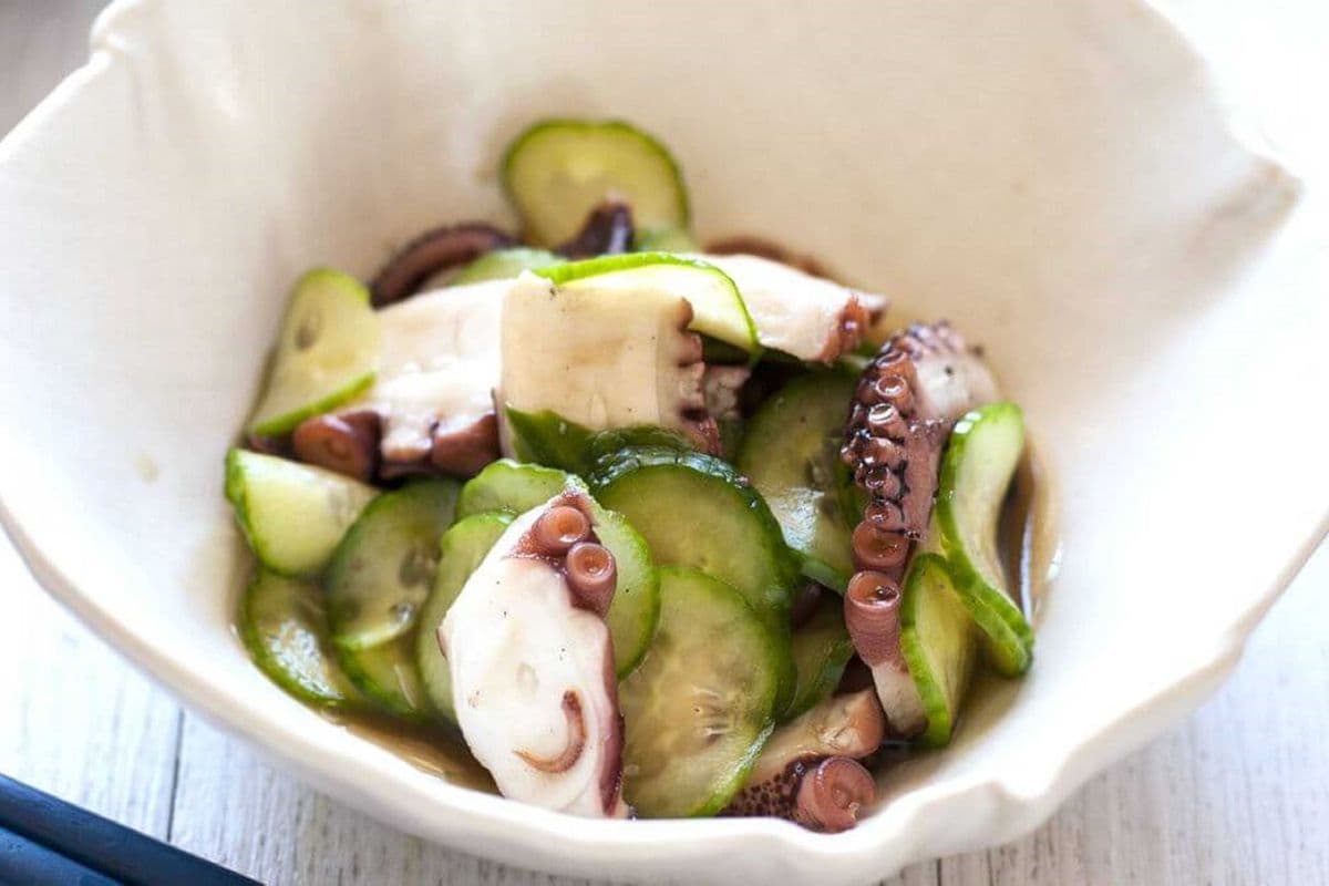 Octopus Sunomono Salad