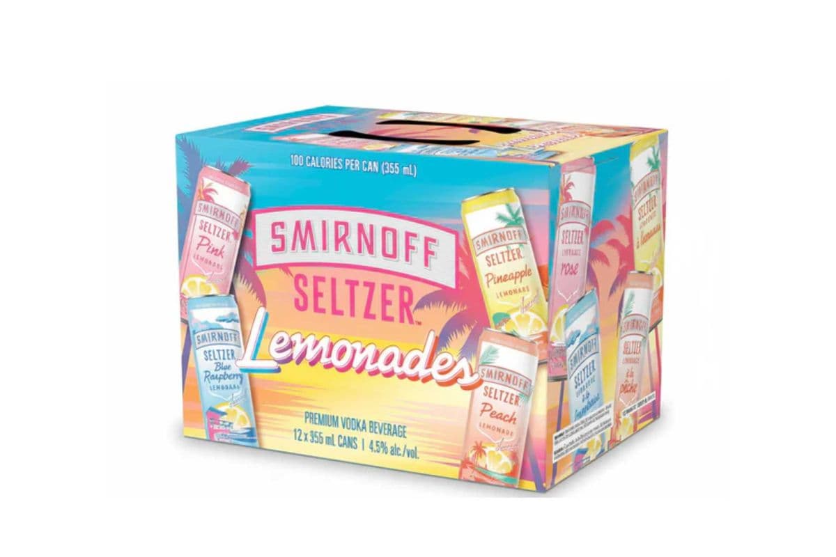 Smirnoff Seltzers Lemonade Variety (12 x 355ml)