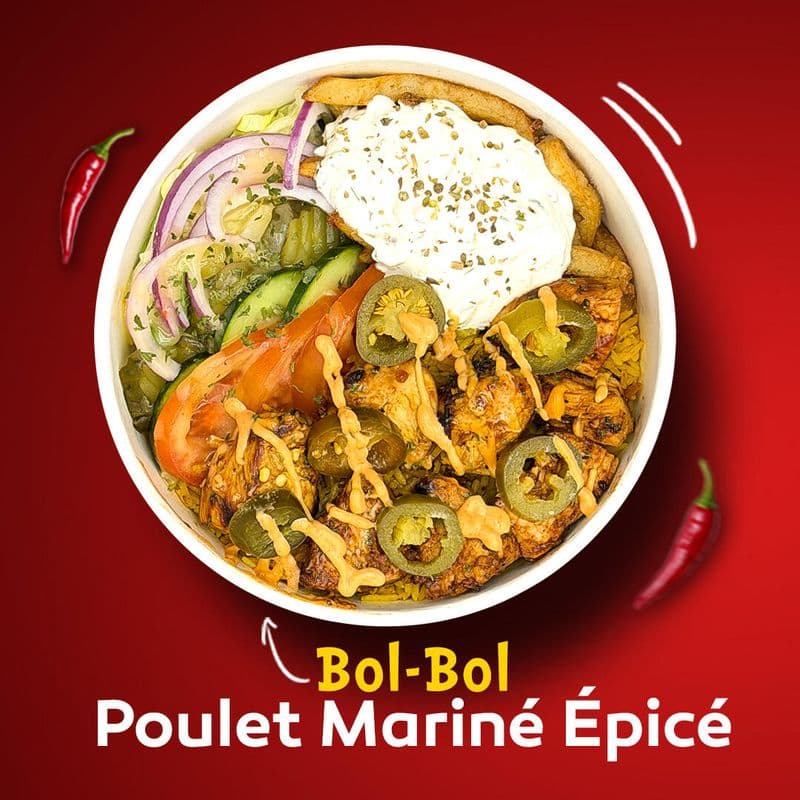 Fiesta Bol-Bol - Poulet Mariné Épicé / Fiesta Bol-Bol - Spicy Marinated Chicken