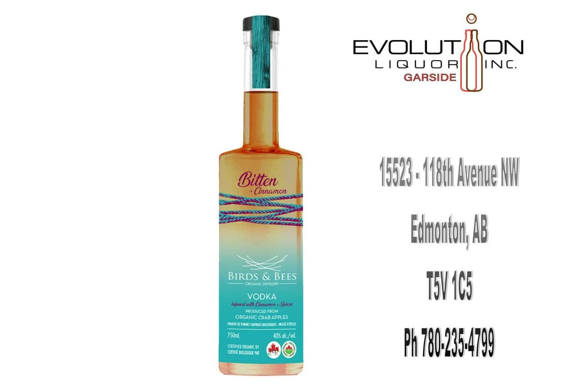 Birds & Bees Bitten Cinnamon Vodka 0750G (1 x 750ml Glass Bottle)