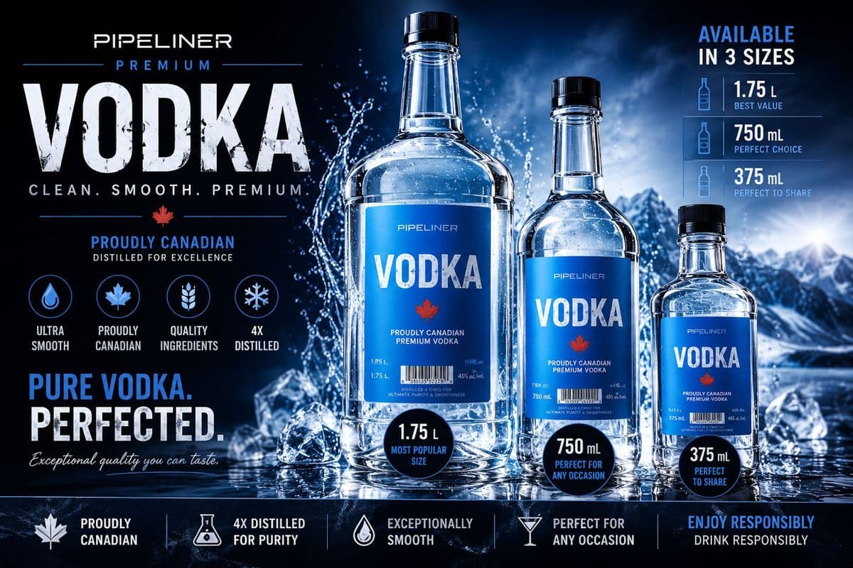PIPELINER VODKA 1.75 L (1 x 1.75 L)