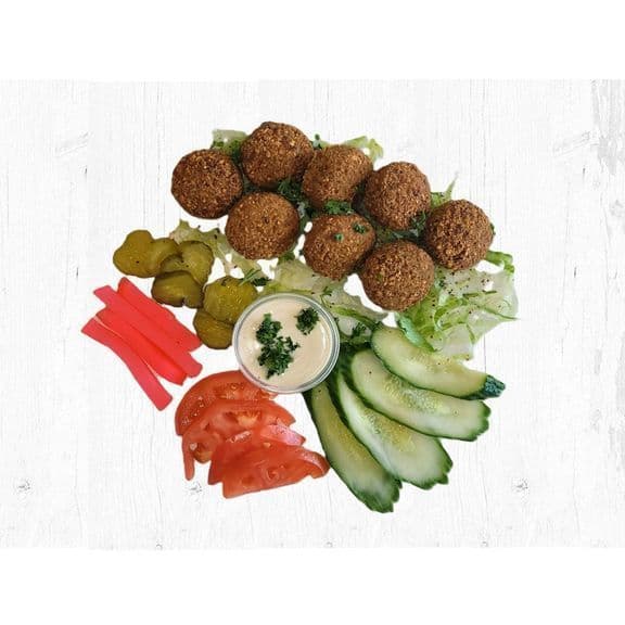 Falafel Plate (10+2 Pieces)