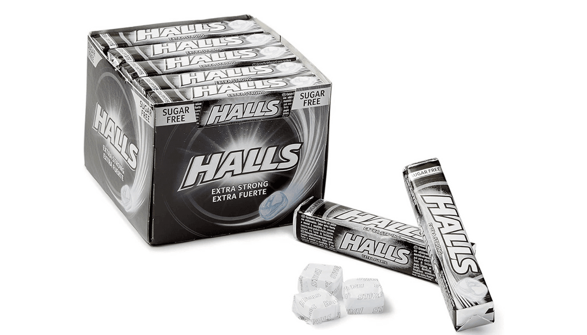 Halls - Mentho-Lyptus Extra-Fort Sans Sucre Ajouté / Mentho-Lyptus Extra Strong No Sugar Added