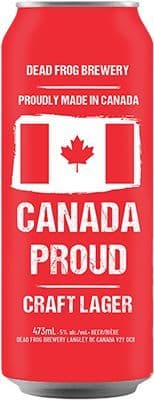DEAD FROG CANADA PROUD LAGER TALL CAN (473mL)