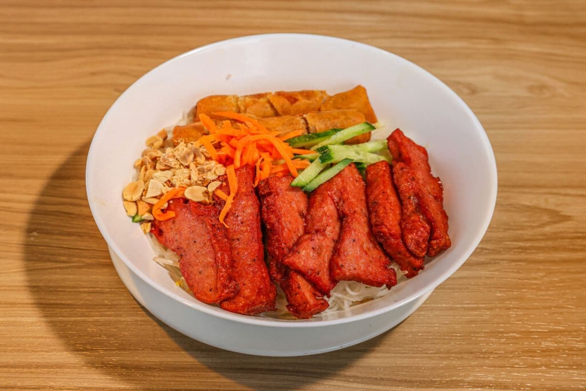 24. Ground Pork Sausage and Pork Spring Rolls Vermicelli